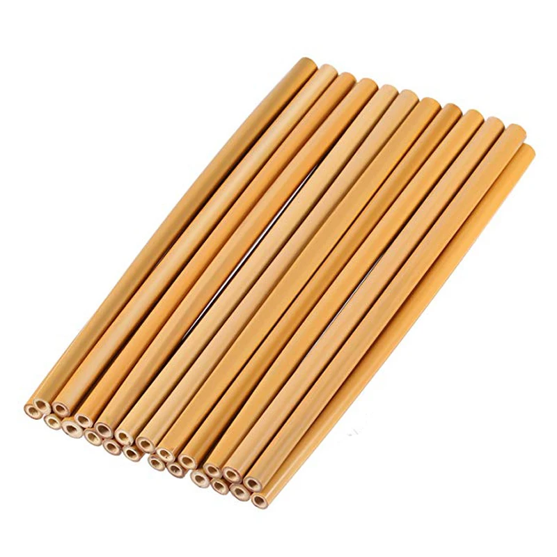 4Pcs/Set Bamboo Straw Reusable Straw 23cm Organic Bamboo Drinking Straws Natural Wood Straws For Party Birthday Wedding Bar Tool 4Pcs/Set Bamboo Straw Reusable Straw 23cm Organic Bamboo Drinking Straws Natural Wood Straws For Party Birthday Wedding Bar Tool