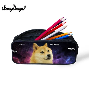 

Husky dog Pencil Case Women Makeup Bag Cosmetic Box boys School Children Pencil Bags k pop Kids Pen Bags Cases Dark Souls Bag