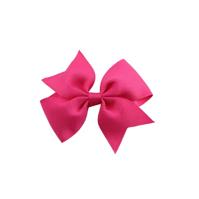 Hair Bow Boutique Solid Grosgrain Ribbon Hairgrips Hair Clips Headwear Barrette Bowknot For Women Girls Accessories (13)
