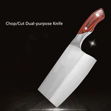 Freies Verschiffen LZB 4Cr13 Edelstahl Messer Hacken Knochen Fleisch Gemüse Dual-zweck Küchenmesser Cleaver Fleischmesser