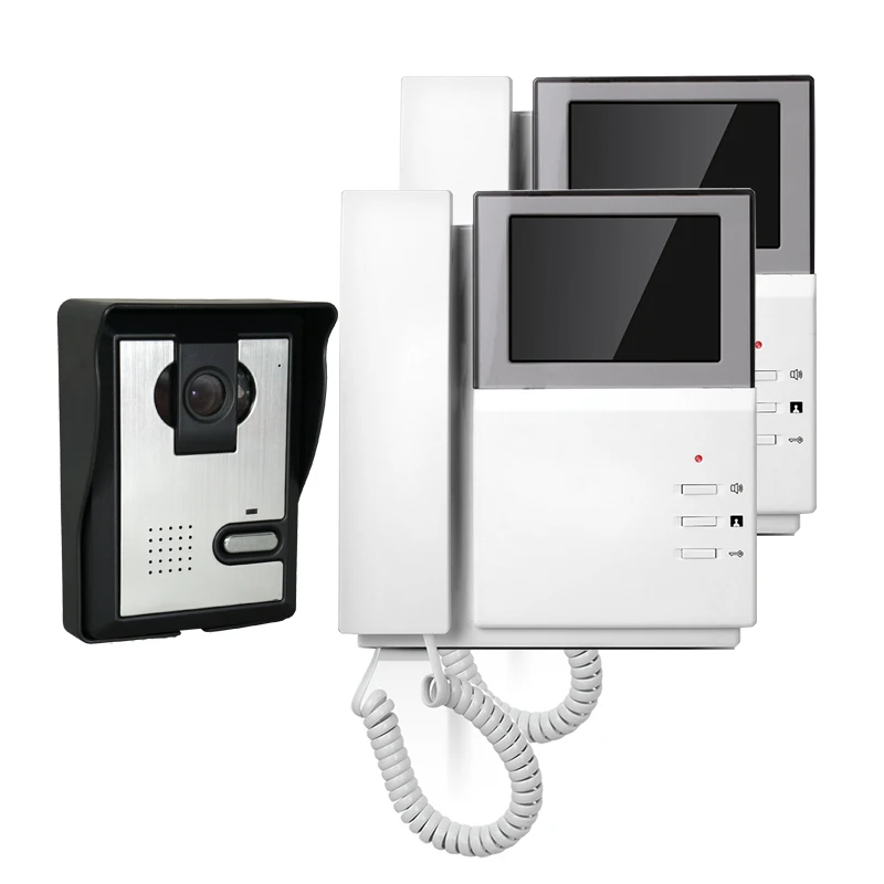 FREE SHIPPING New Handheld 4 3 Color TFT Video font b Door b font phone Doorbell