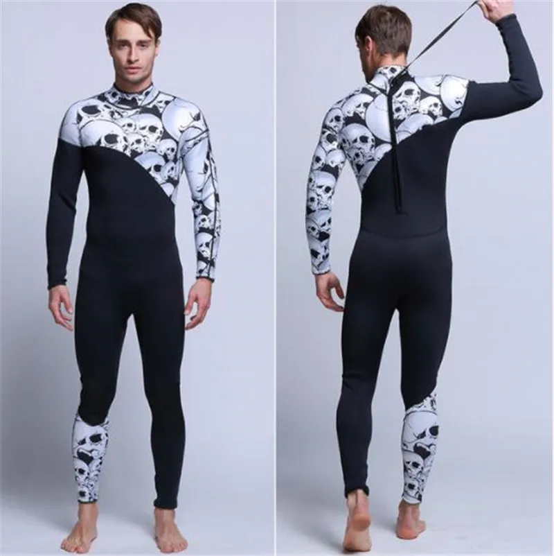 

MYLE GEND Mens 3MM Neoprene Men's Wetsuits Bodysuit Full Body Scuba Dive Wet Suit Winter Swim Warm Surf Snorkeling Spearfishing