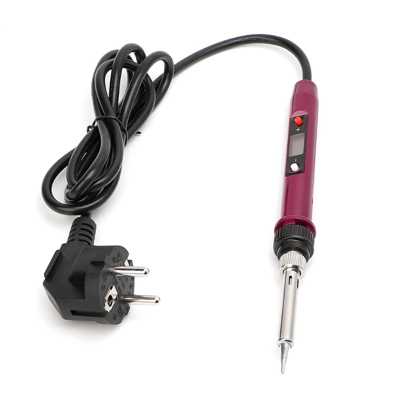 

New 80W Soldering Iron LCD Digital Temperature Adjustable Electric Soldering Iron EU Plug