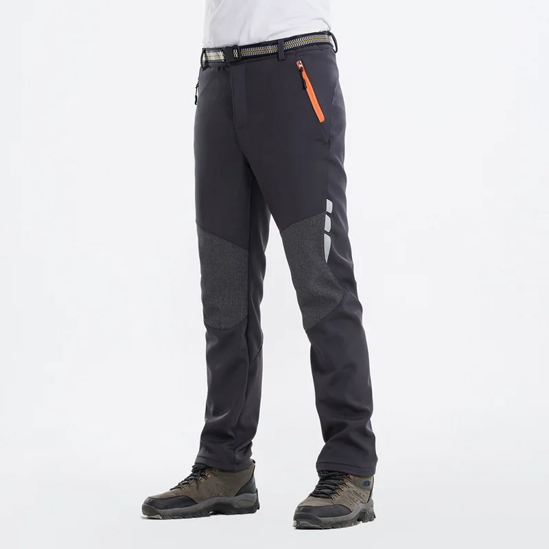Мужские уличные Мягкие штаны Gore Tex мягкие бархатные брюки с отражающими