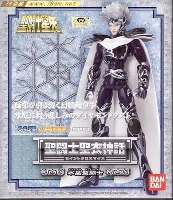 

New Arrival Bandai Silver Saint Hyoga Master Myth Cloth silver Saint Seiya Crystal Saints action figure Metal Armor