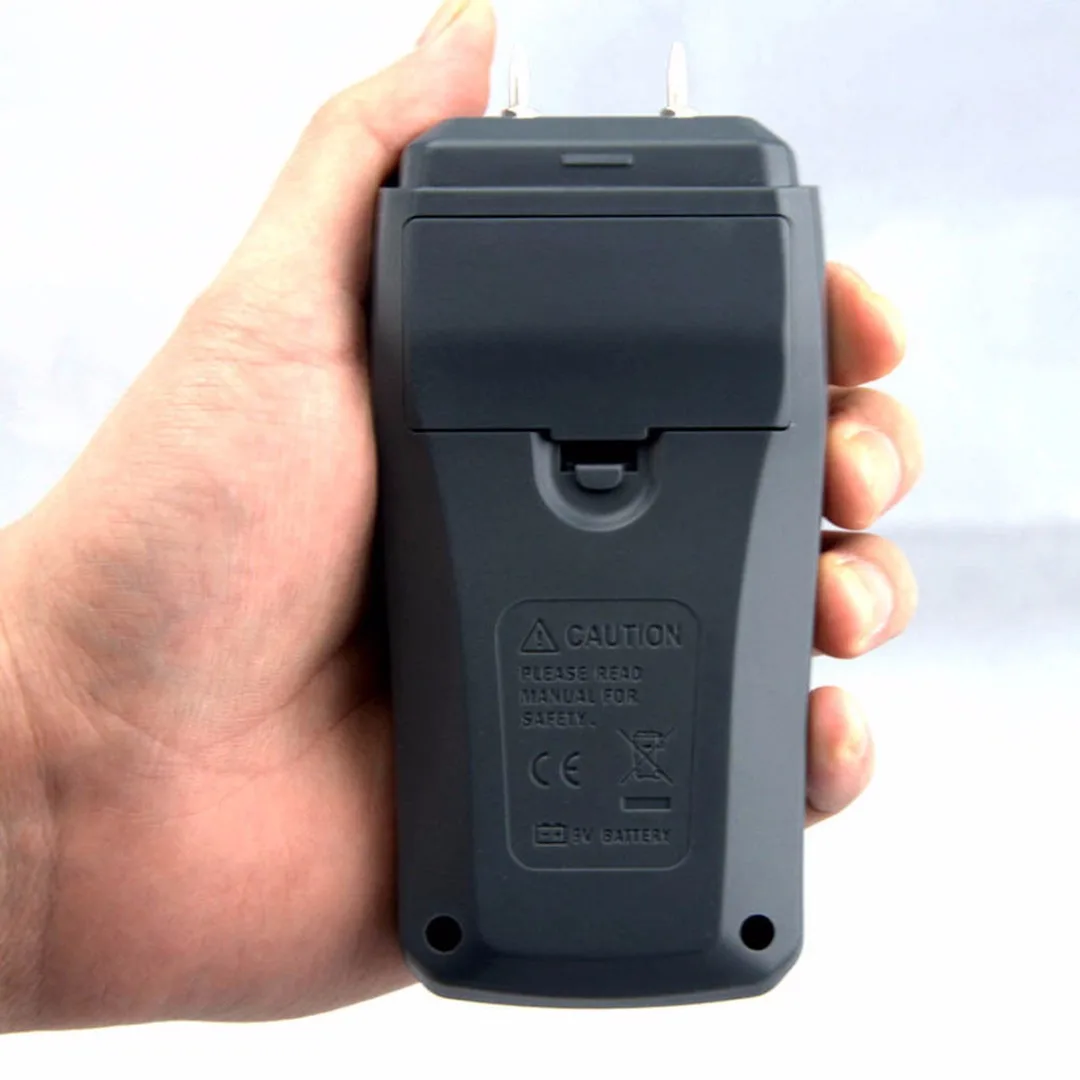 1pc High Resolution 0-99.9% Digital Timber Damp Detector Wood Moisture Meter Humidity Tester Auto Power Off For Testing Tool