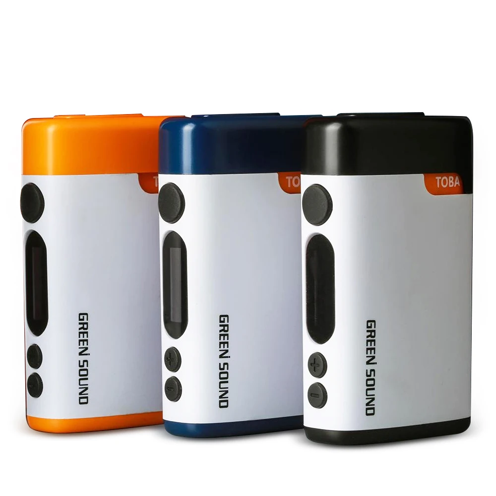 GreenSound TOBA 2 0 vape ручка комплект 1500mah электронная сигарета испаритель тепла без