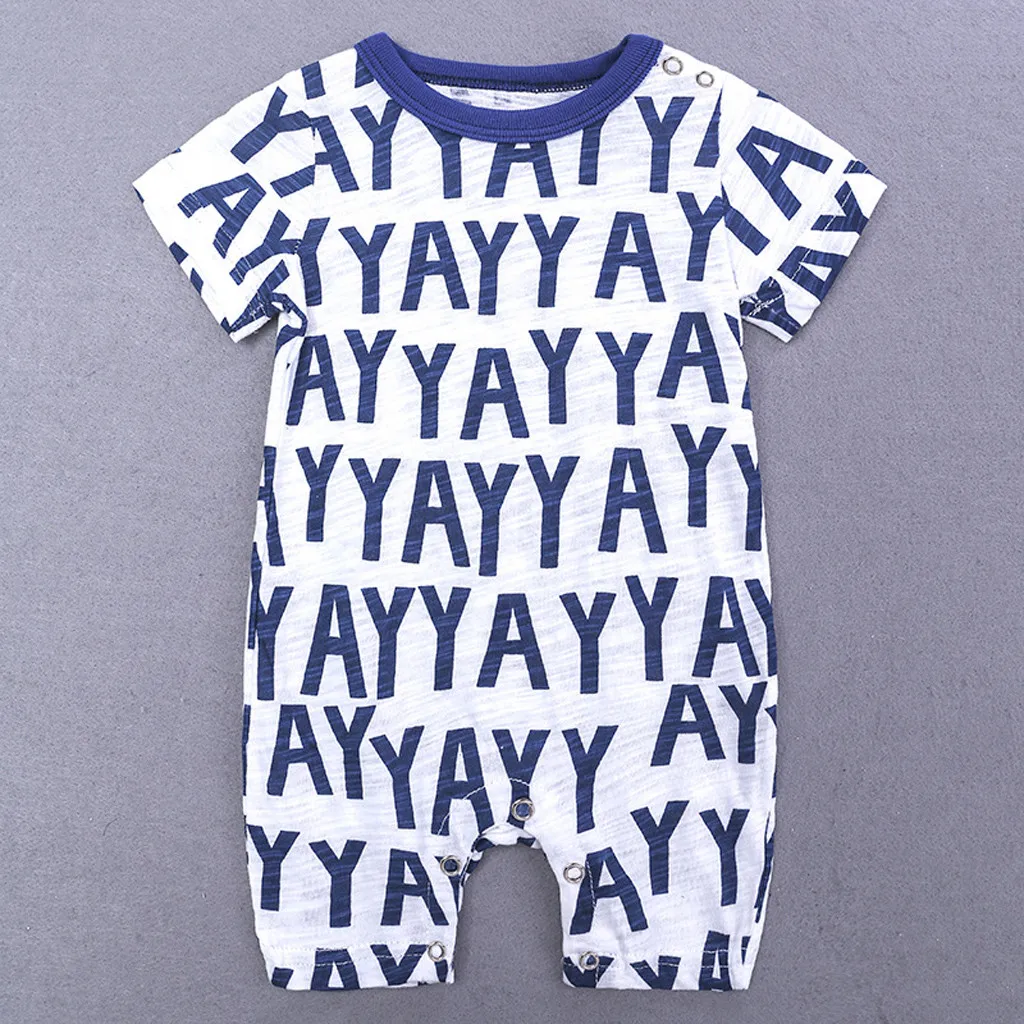 Toddler Kids Baby Boys Cartoon Print Romper Jumpsuit Outfit Clothes Summer Toddler Kids Baby Boys Cartoon Print Romper Jumpsuit Outfit Clothes Summer
