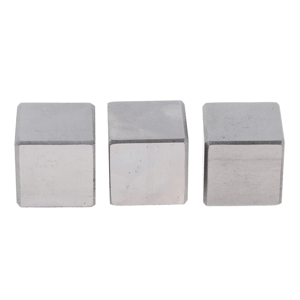 3PCS Steel Parallel Cube Blocks Milling Precision Machinist Set 30x30x30mm