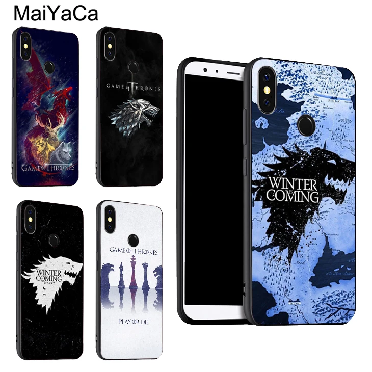 

MaiYaCa Winter Is Coming Game of Throne Case For Xiaomi Redmi 6 6A S2 4X 5Plus Note 7 5 Pro 5A Mi 6 9 8 SE 6X A2 MAX 2 3 F1