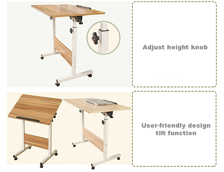 Бытовой простой складной компьютерный стол регулируемый портативный поворотный столик для ноутбука может поднят и понижен стоящий Настольный кронштейн