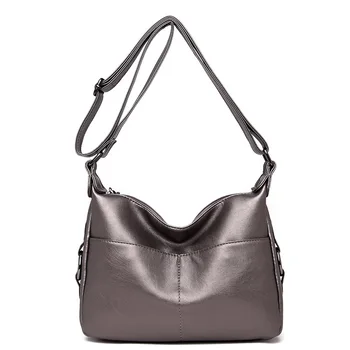 

Hot Selling! Fashion Oil wax leather women's messenger crossbody bag Large Tote women leather handbags female shoulder bag C855