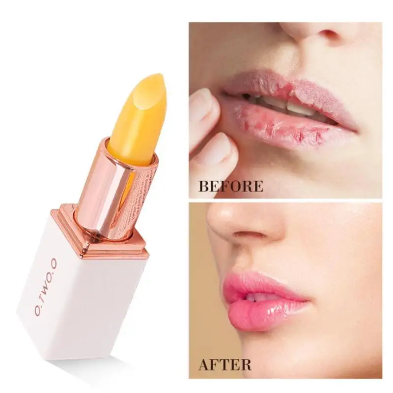 

O.TWO.O Natural Lip Stick Red Color Changing Temperature Long-lasting Moisturizing Flower Jelly Lipstick Makeup Wholesale