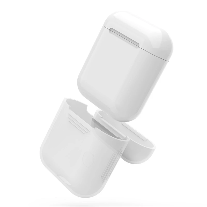 Силиконовый противоударный защитный чехол для Apple Airpods Air Pods анти-потеря чехол для Airpods протектор Аксессуары