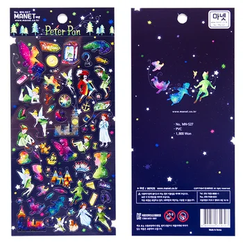 

PetterPan Alice Decorative PVC Stickers Scrapbooking Stick Label Diary Korean Stationery Album Stickers
