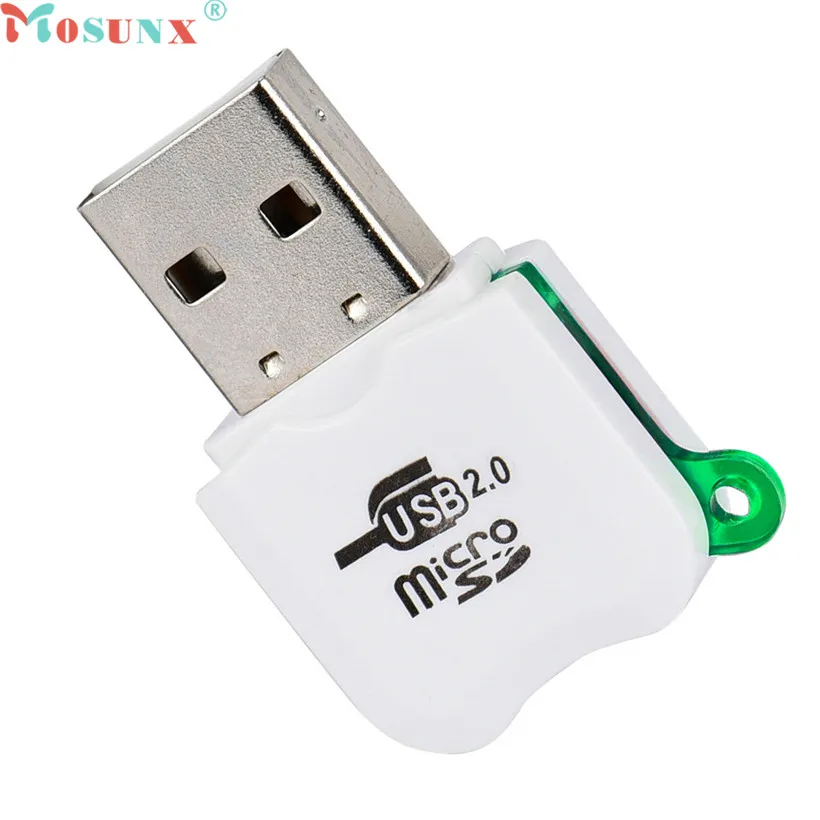 Mosunx Advanced U диск топ Отдел высокоскоростной мини USB 2,0 Micro SD TF T-Flash считыватель карт памяти адаптер 1 шт