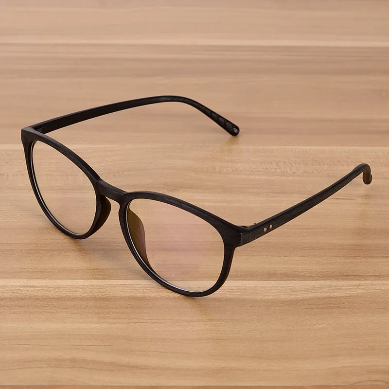 

NOSSA Brown Vintage Glasses Classic Women And Men's Eyeglasses Frame Retro Eyewear Frames Clear Lens Fashion Round Spectacle