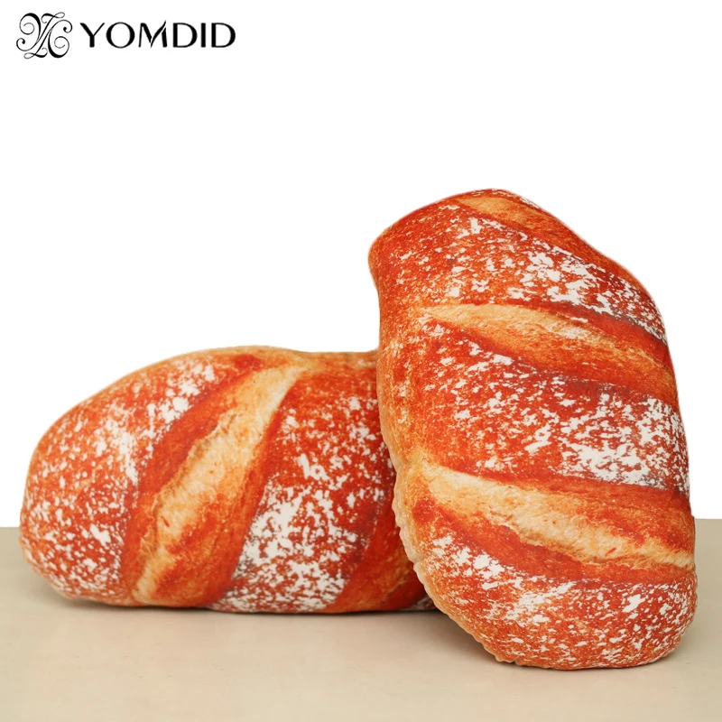 

Creative Simulational Plush Bread Shape Pillow funny food nap pillow Plush Nap Cushion kids toy Birthday Gift for Children