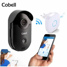 Cobell HD 720P Video Door Phone Intercom Wifi Doorbell Home Security Night Vision Wireless Doorbell Doorphone