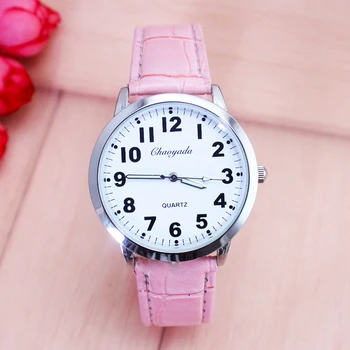 

2018 High Quality Quartz Watch Women Waterproof Simple big Leather Watches Luxury Brand Female Clock Fashion Wristwatch Hours