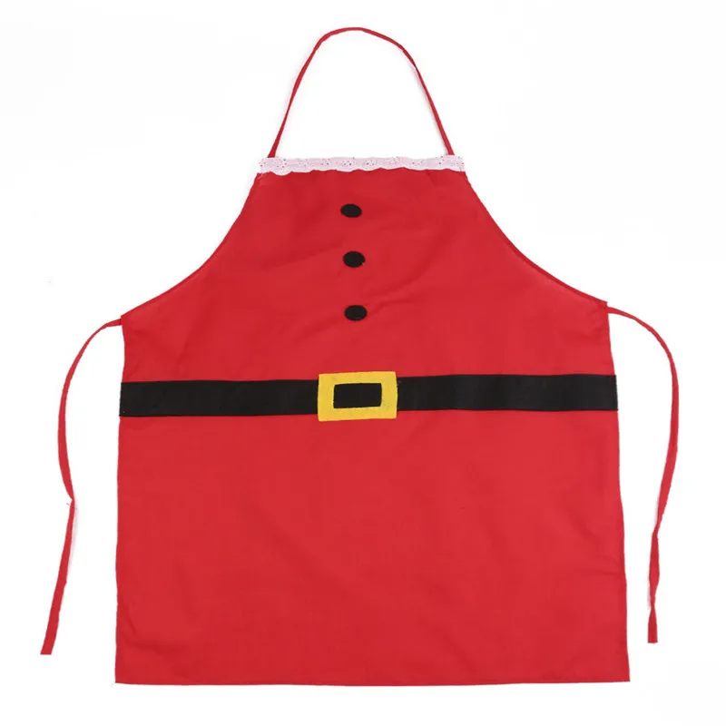 Christmas Decoration Apron Kitchen Aprons Christmas Holiday Dinner Party Apron Santa Xmas