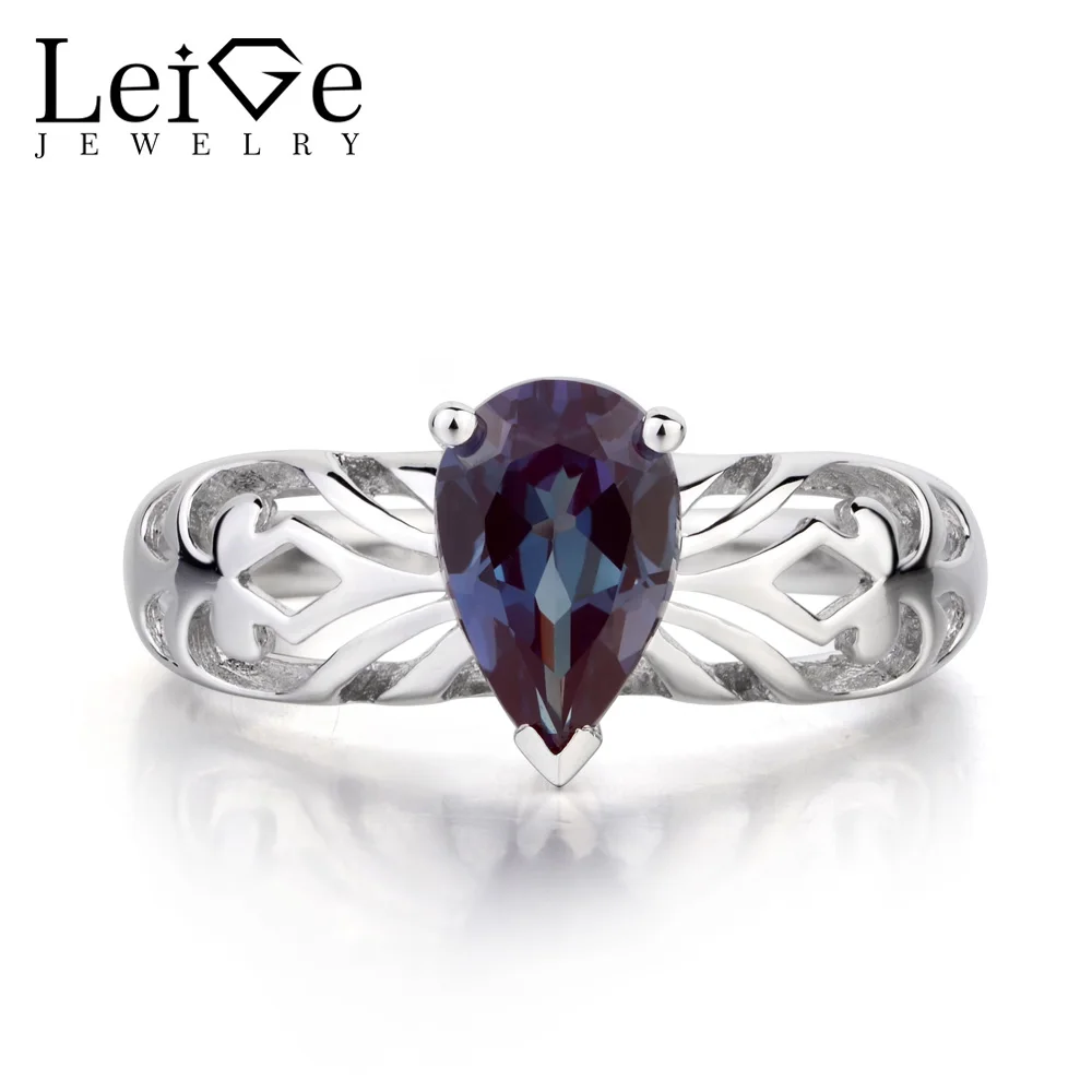 Женское кольцо из серебра 925 пробы с Александритом|925 sterling gemstone rings|gemstone rings