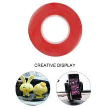 Double Sided Tape 2mm 50M Strong Acrylic Adhesive Red Film Clear Sticker for Mobile Phone LCD