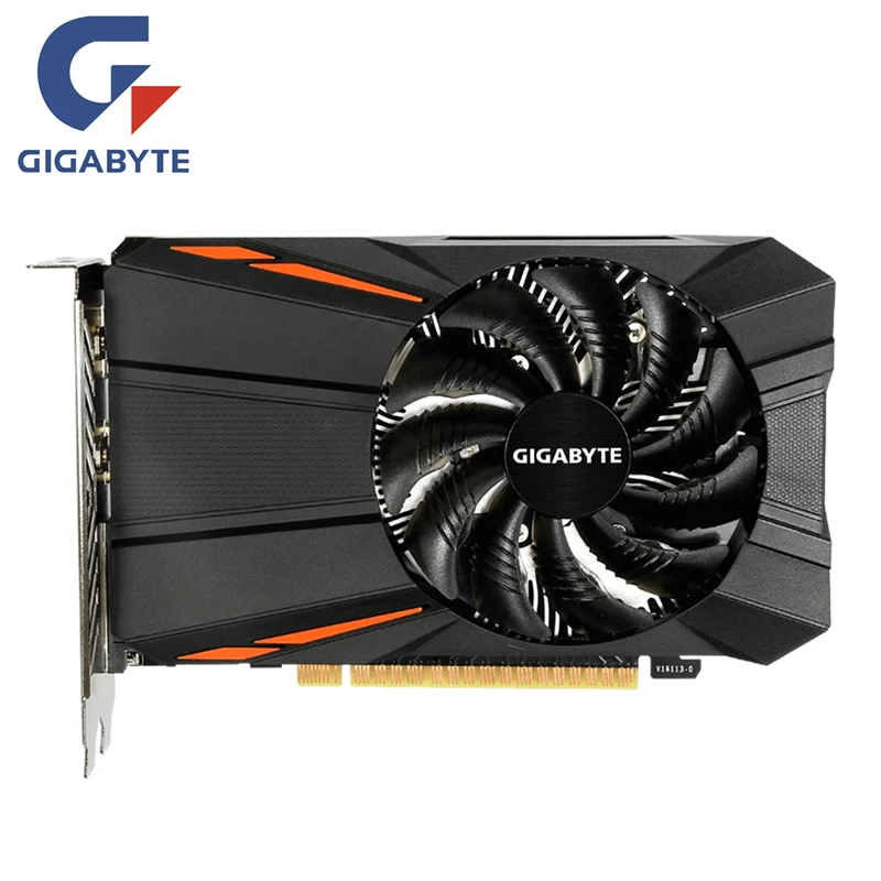 Видеокарта GIGABYTE GPU GTX 1050 2 Гб бит GDDR5 видеокарты nVIDIA Geforce GTX1050 D5 карты VGA Hdmi