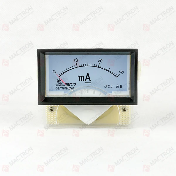 

Ammeter 0-30mA Using for Laser Cutting and Engraving Machine