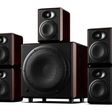 HiVi Swans H4 5,1 канальный монитор колонки HIFI активная система домашнего кинотеатра H10-10 дюймов односторонний вентилируемый активный сабвуфер H4