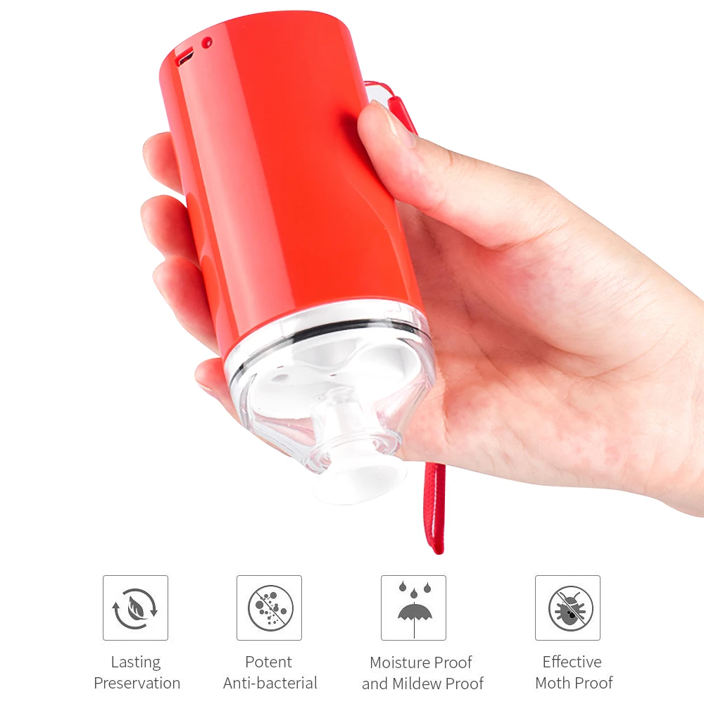 Mini Portable USB Rechargeable Automatic Vacuum Sealer Pump Machine with 10 Reusable Zipper Bags