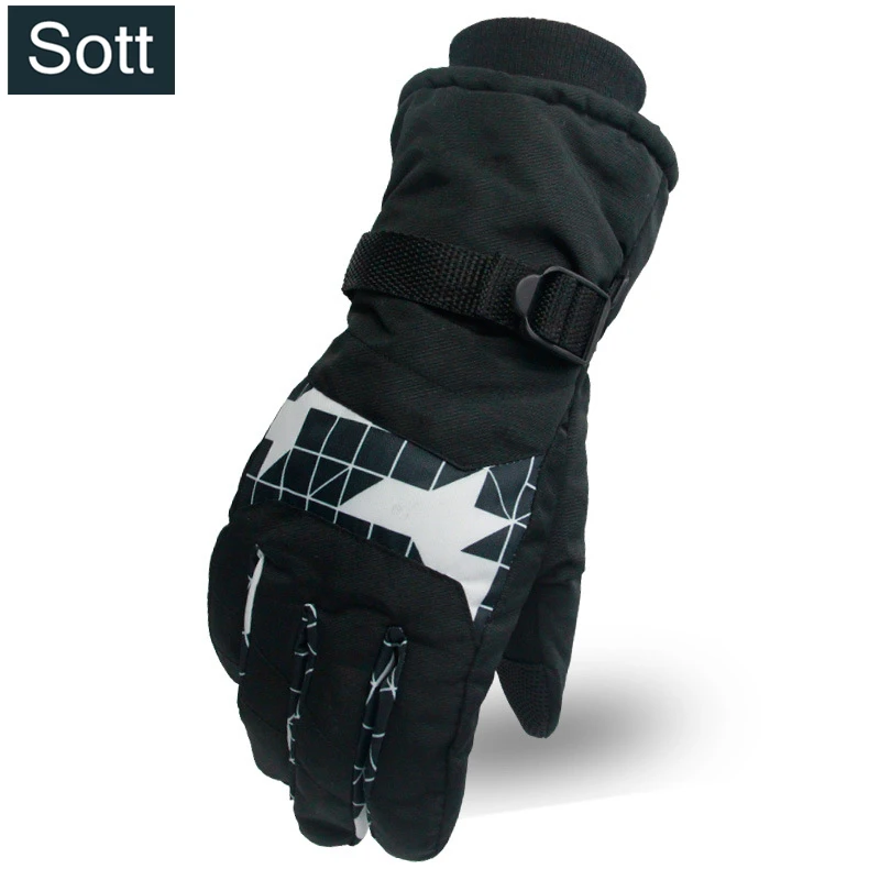 [SOTT] New Winter Snowboard Gloves Warm Mittens For Men Women Ski