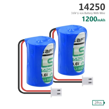 

2 Pieces 3.6 V 14250 LS-14250 1/2 AA R6 L14250 ER14250 SL350 Battery For Mac Computers Tadiran TL-5902 TL-2150 TL-5151 TL-5111