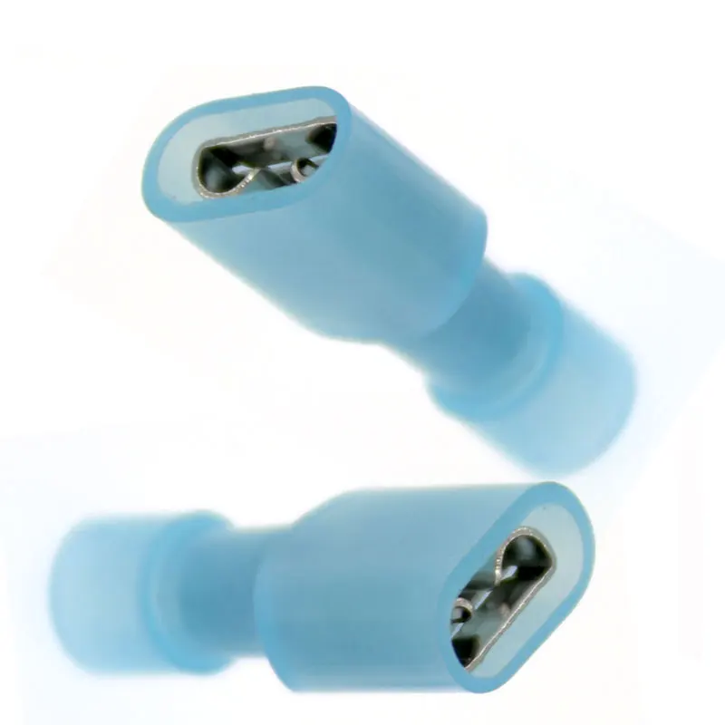 

MDFN2-187 Female Insulated Crimp joint 1.5-2.5MM2 Terminal Cable Wire Connector NYLON cold press copper 100pcs 16-14AWG