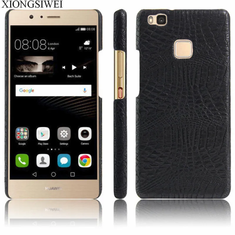 Чехол для Huawei P9 Lite чехол P9Lite Роскошный из искусственной кожи жесткая пластиковая