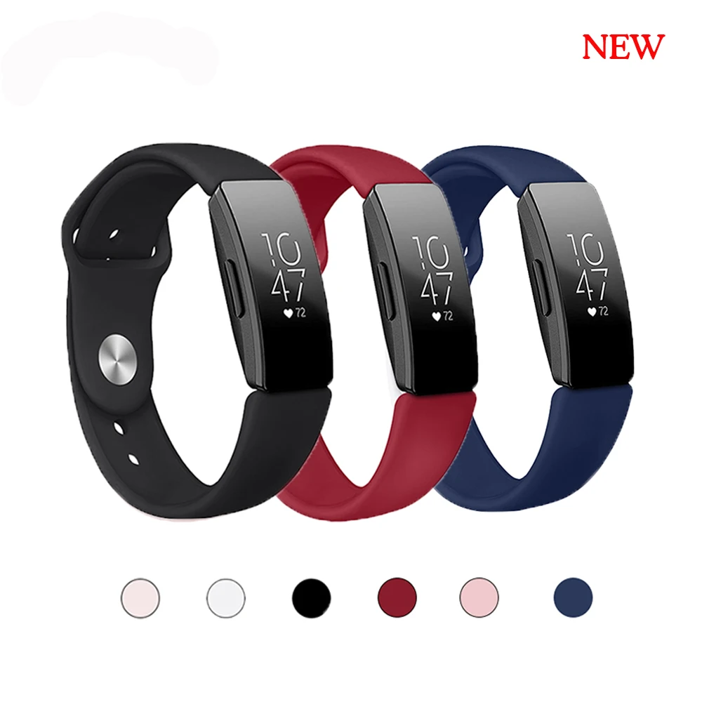 Ремешок для часов Fitbit Inspire HR спортивный силиконовый браслет аксессуары смарт