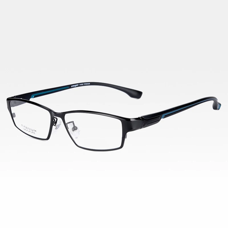 Reven Jate EJ267 moda montura de gafas para hombre Ultra liviano Flexible IP chapado electrónico Metal llanta de material gafas - 2
