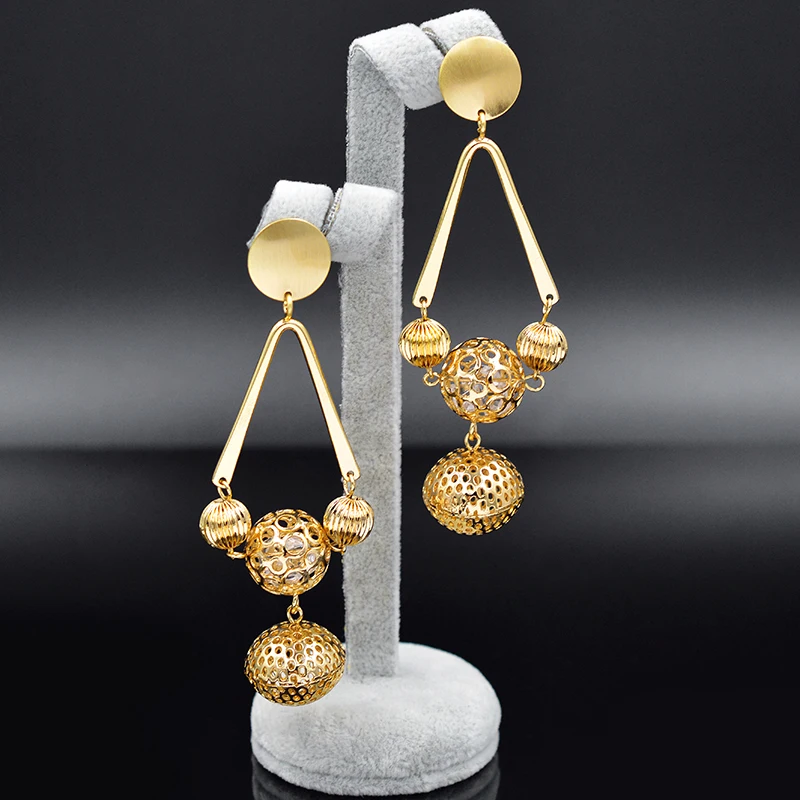 

ZEADear Jewelry Vintage Jewelry Ball Earrings Long Drop Dangle Earrings For Women Cubic Zirconia Earrings Findings For Wedding