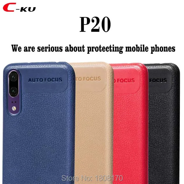 Мягкий чехол из ТПУ C Ku Litchi для Huawei P20 Pro Y6 2018 P Smart Mate10 Lite Redmi NOTE 5A 5 Plus противоударный