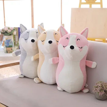 

45cm/70cm New Cute Soft Shiba Inu Plush Toy Cartoon Animal Dog Stuffed Doll Sofa Chair Pillow Cushion Wedding Presents Kids Toys