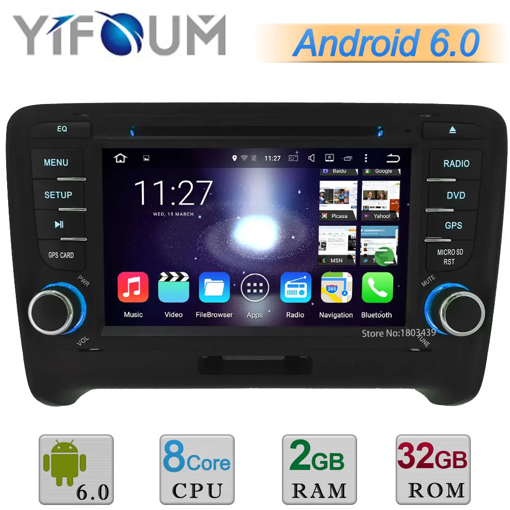 Octa Core A53 PX5 2GB 32GB 7 HD Android 6 0 1 Car DVD Multimedia Player