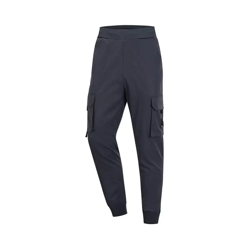 Li-Ning мужские спортивные штаны для баскетбола серии Bad Five, повседневные спортивные штаны с карманами из полиэстера AKXP011 CJFM19 - Цвет: AKXP011-1H