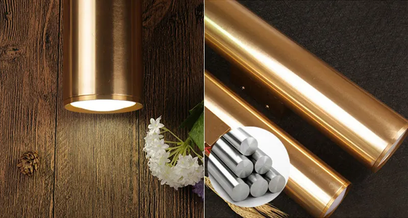 Nordic Art Gold Dining Room Wall Lamp Creative Loft Retro LED Wall Light Bar Hotel Bedroom Corridor Light Free Shipping (15)