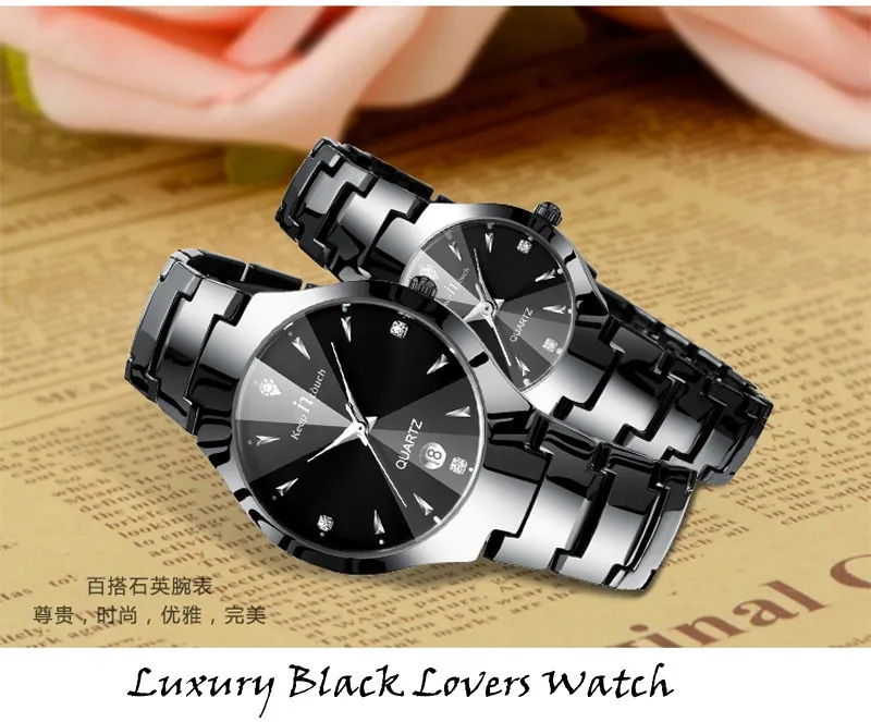 2020 Luxury Brand Lover Watch Pair Waterproof Noctilucent Men Women Couples Lovers Watches Set Wristwatches Relogio Feminino