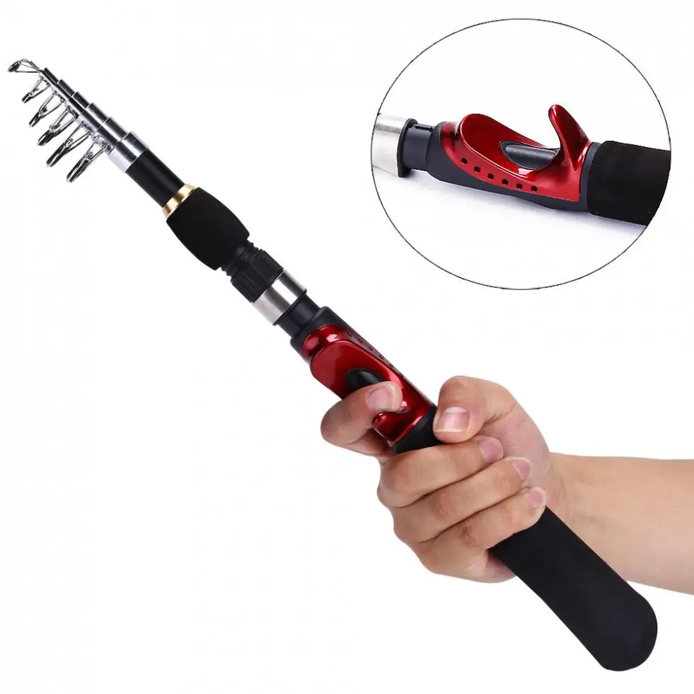 1.6 m البسيطة المحمولة قضيب كومبو تلسكوبي الكربون الجليد روك الصيد قضيب + مغلقة كروية الصيد 1.6 m البسيطة المحمولة قضيب كومبو تلسكوبي الكربون الجليد روك الصيد قضيب + مغلقة كروية الصيد