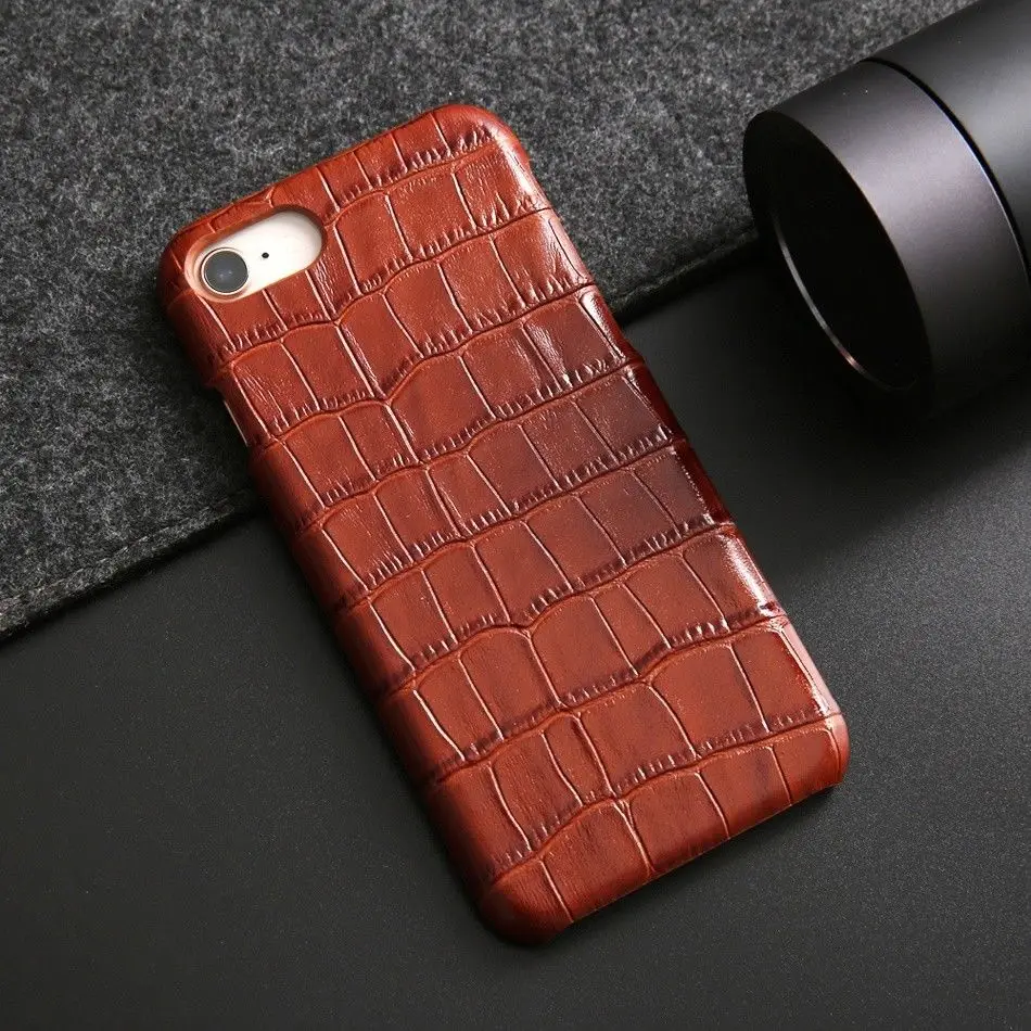 Чехол из 100% натуральной кожи для Apple iPhone 6 6S 7 8 Plus X XR XS Max задняя крышка с