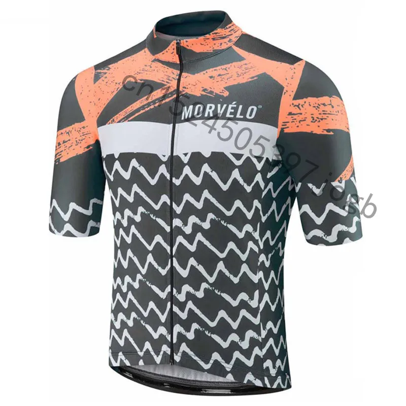 Pro Team Morvelo дышащая одежда для велоспорта Мужская быстросохнущая Ropa Ciclismo летняя команда Велоспорт Джерси 9D набор велошорт - Цвет: 8