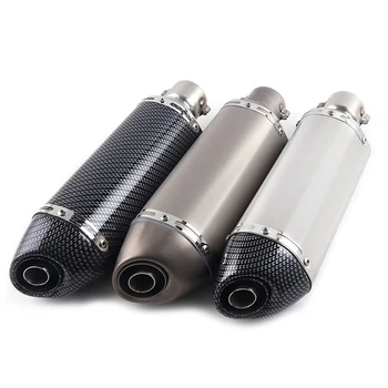 CB400 Carbon Fiber Exhaust Pipe Muffler For Slip On For Honda CB 400 Motorcycle Full System