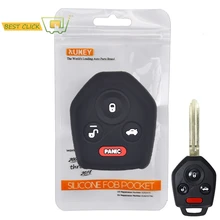 Cassa Chiave Dell'automobile del Silicone Per Subaru Forester Impreza Legacy Outback STi WRX XV Crosstrek Tribeca Copertura Keyless Fob A Distanza Borsette