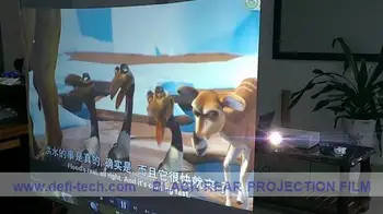 

DfLabs NEW ARRIVE! Ultra black Rear Projector film, Rear projection foil, Rear projection screen